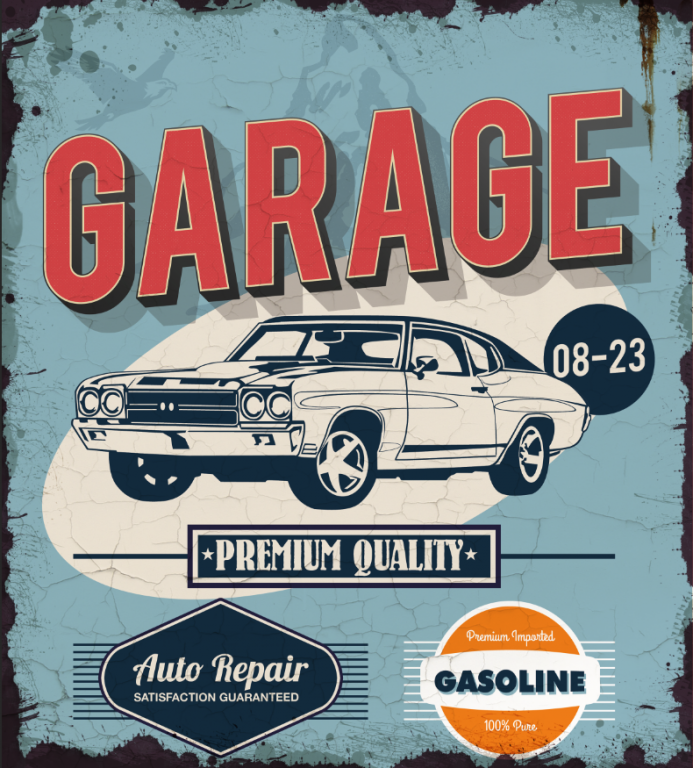 Plaque Auto Repair Garage Premium Quality