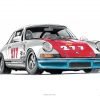 illustrations DBCarillustrations Poster Porsche Magnus Walker