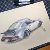 Illustrations Grégory Ronot Porsche 911