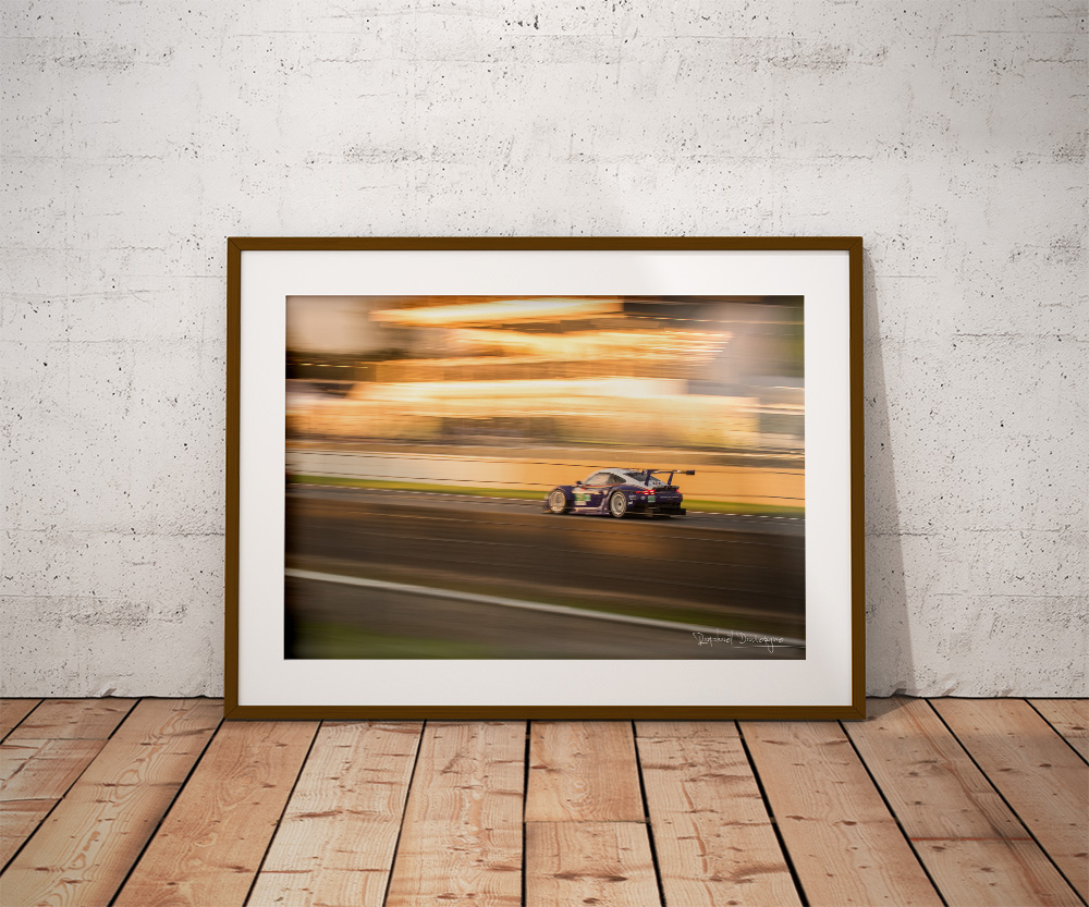 Cadre automobile 911 Porsche RSR le mans Photo Raphaël Dauvergne Porsche 911 RSR