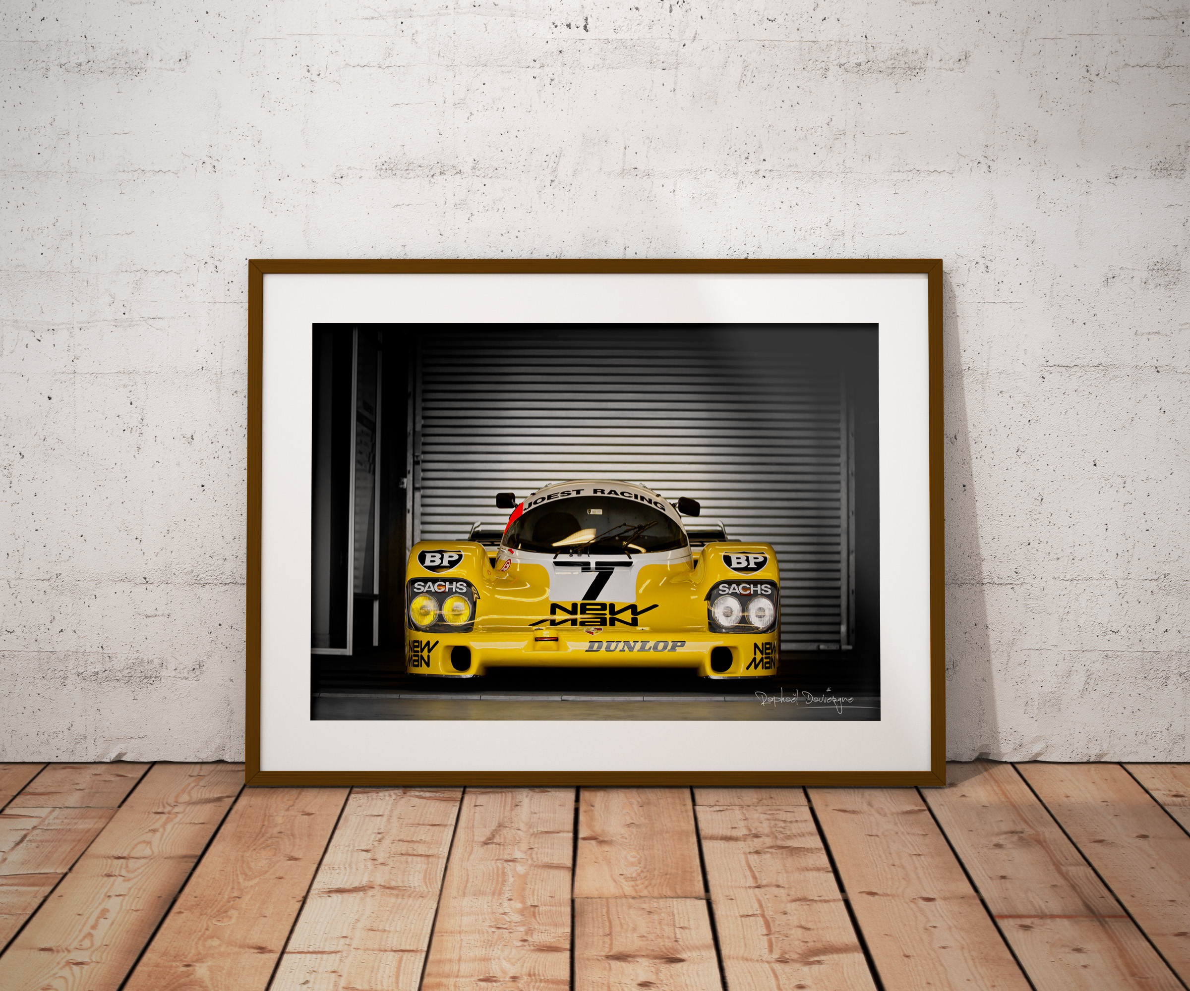 Cadre automobile Porsche 962 RLR Photo automobile Porsche 962 RLR Raphaël Dauvergne