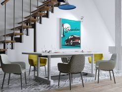 Affiche Poster déco Porsche 912 La Girondine