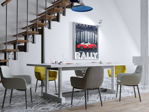 Affiche Poster déco Porsche 911 Targa