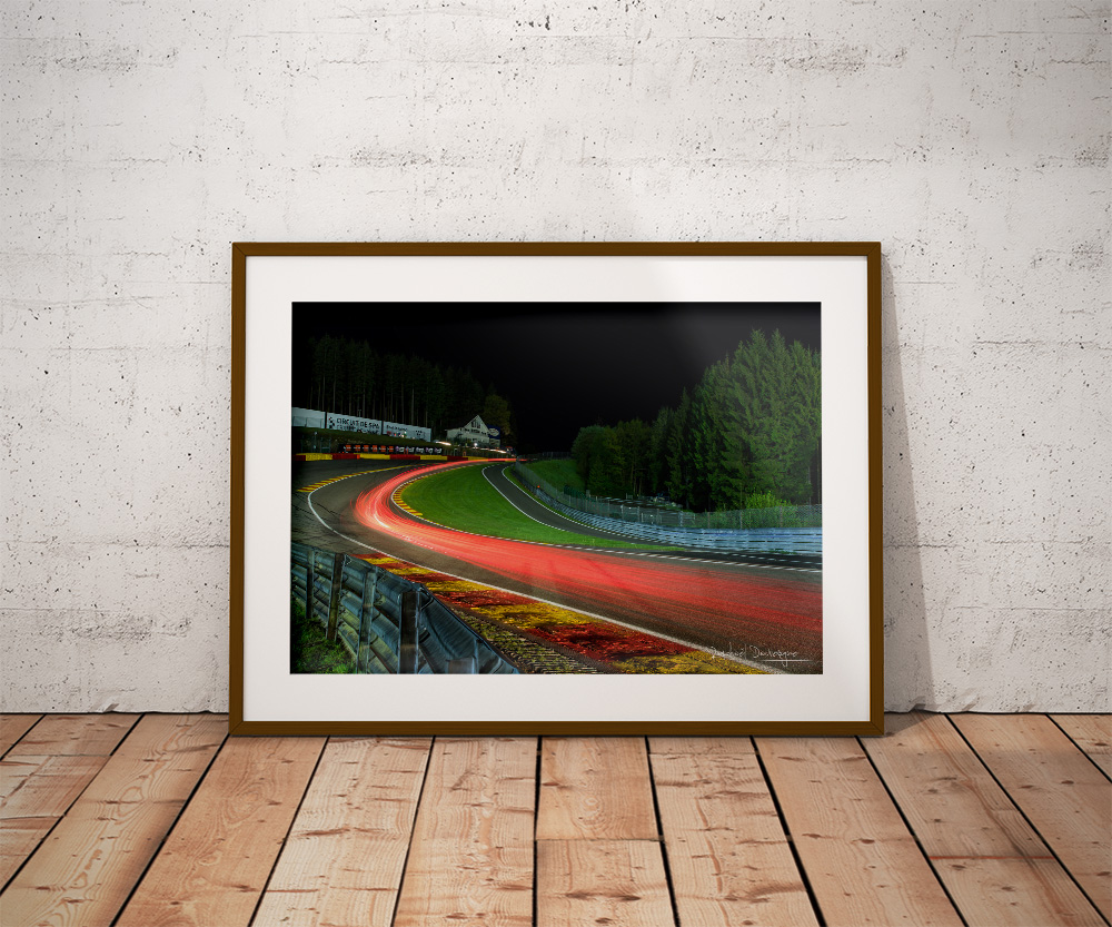 Cadre automobile raidillon Spa-francorchamps photo Raphaël Dauvergne Photo raidillon Spa-francorchamps photo Raphaël Dauvergne