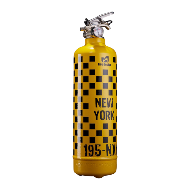 extincteur déco taxi new york
