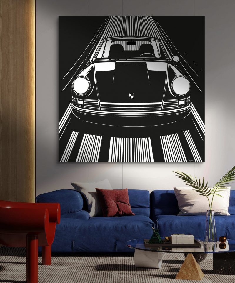 Tableaux porsche 911 classic tableau-noir-blanc-porsche-911-classic