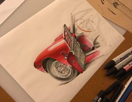 Illustrations Grégory Ronot Ferrari 250GT
